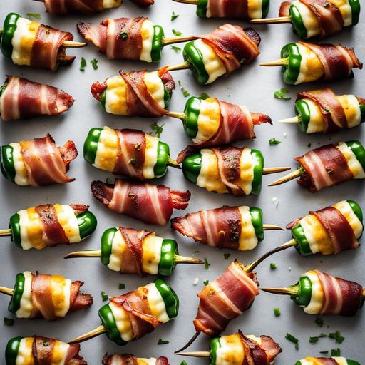 bacon wrapped jalapeno poppers