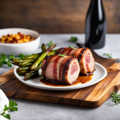 Bacon Wrapped Pork Filet Air Fryer Recipe A Culinary Delight   Bacon Wrapped Pork Filet 0 