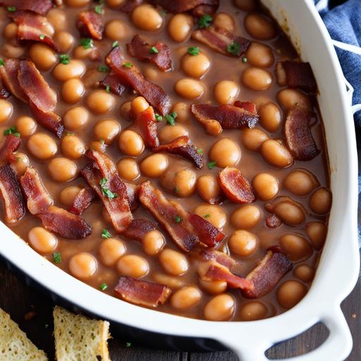 baked beans with bacon