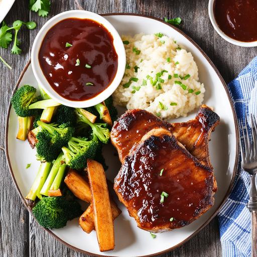 bbq pork chops