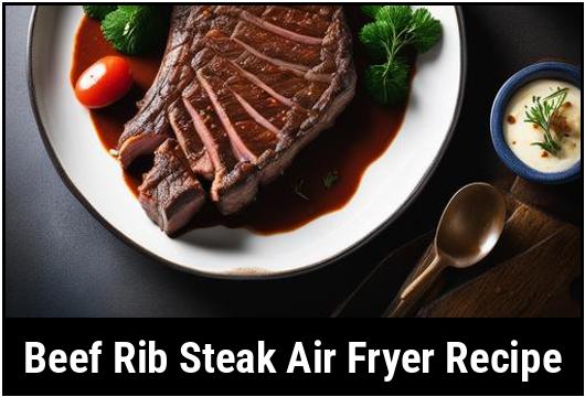 beef rib steak air fryer recipe