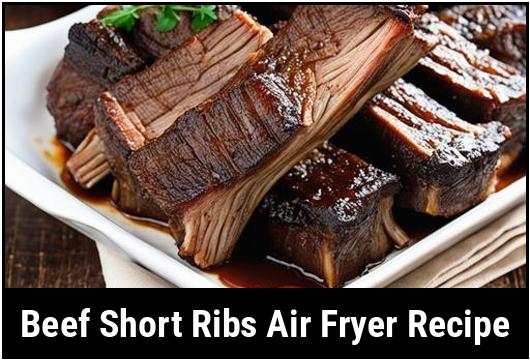 beef short ribs air fryer recipe