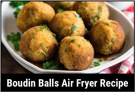 boudin balls air fryer recipe