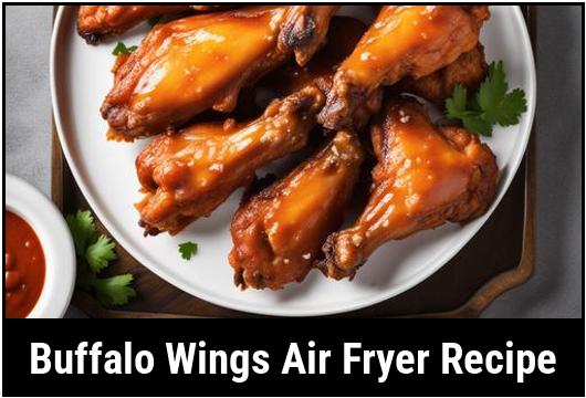 buffalo wings air fryer recipe