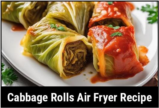 cabbage rolls air fryer recipe