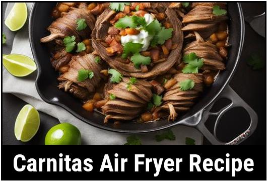 carnitas air fryer recipe