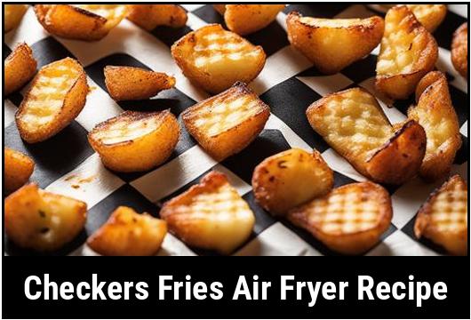 checkers fries air fryer recipe