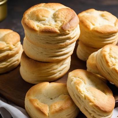 close up view of air fried canned biscuits