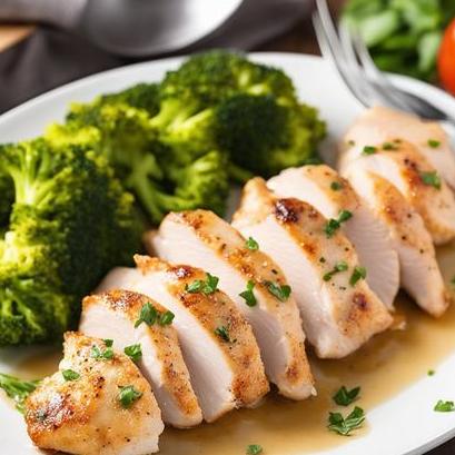 close up view of air fried chicken breast tenderloins