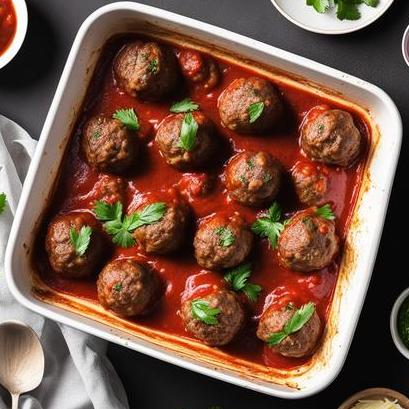 close up view of air fried italian meatballs