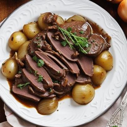 close up view of air fried liver and onions