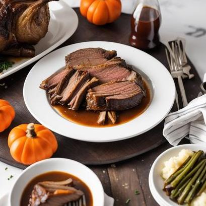 close up view of air fried pot roast