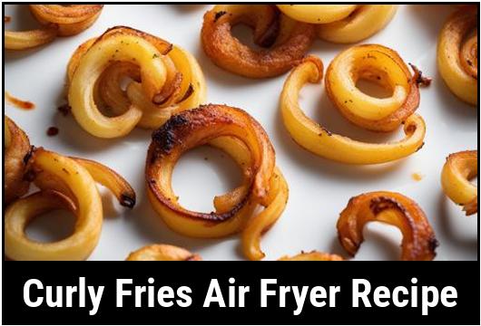 curly fries air fryer recipe