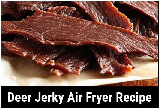 deer jerky air fryer recipe