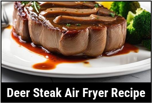 deer steak air fryer recipe