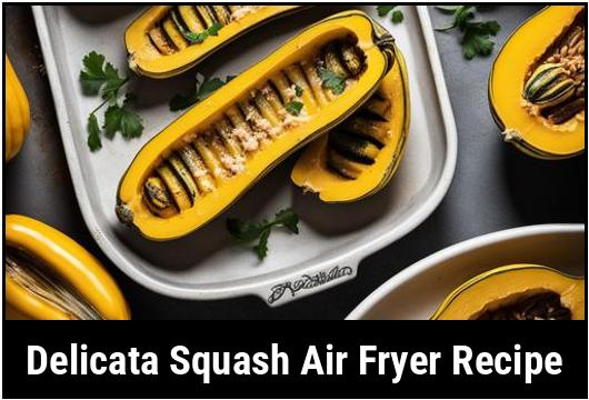 delicata squash air fryer recipe