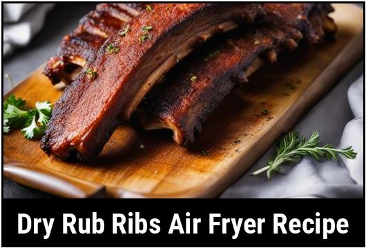 dry rub ribs air fryer recipe