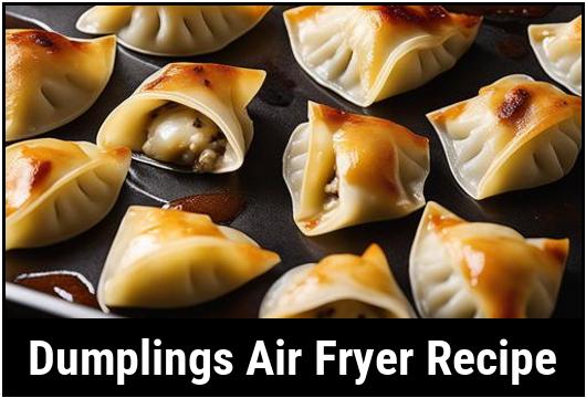 dumplings air fryer recipe