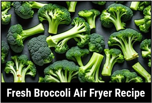 fresh broccoli air fryer recipe
