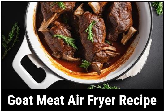 goat meat air fryer recipe