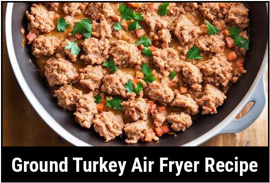 ground turkey air fryer recipe