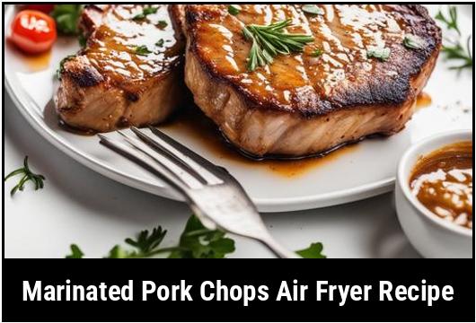 marinated pork chops air fryer recipe