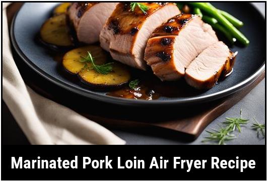 marinated pork loin air fryer recipe