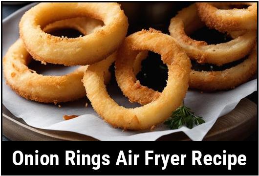 onion rings air fryer recipe