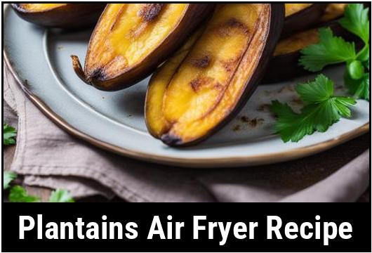 plantains air fryer recipe