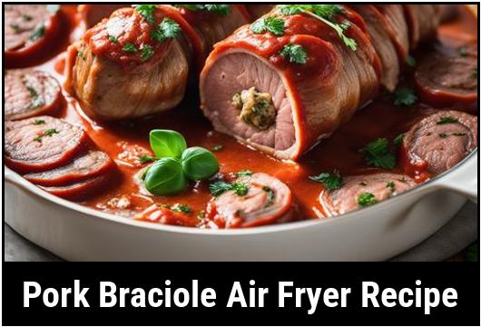 pork braciole air fryer recipe