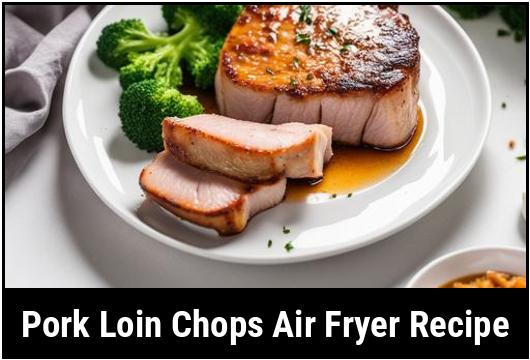 pork loin chops air fryer recipe