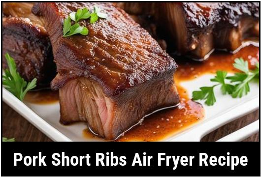 pork short ribs air fryer recipe