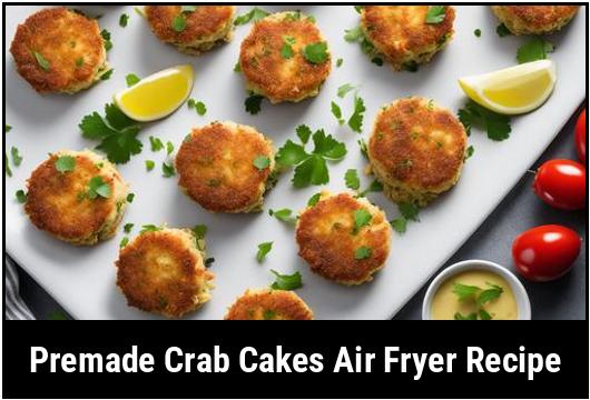 premade crab cakes air fryer recipe