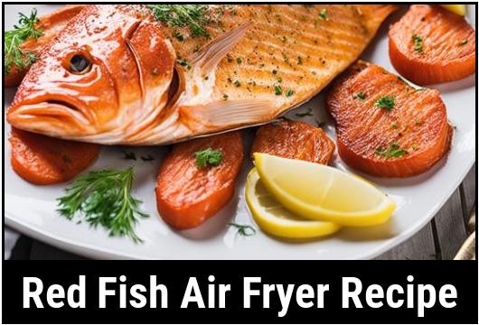 red fish air fryer recipe