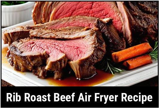 rib roast beef air fryer recipe