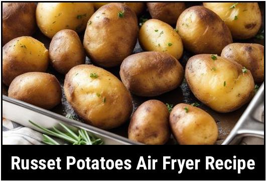 russet potatoes air fryer recipe