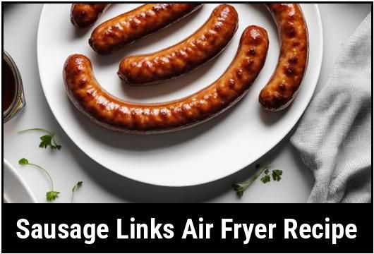 sausage links air fryer recipe