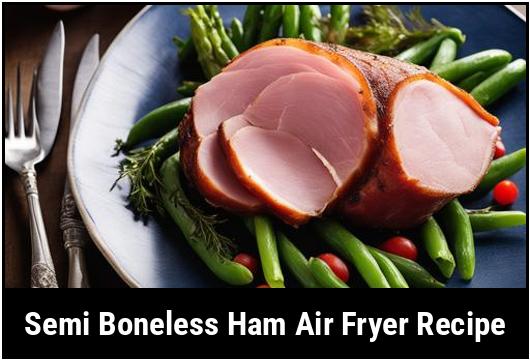 semi boneless ham air fryer recipe