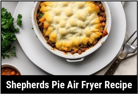 shepherds pie air fryer recipe