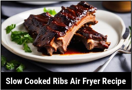 slow cooked ribs air fryer recipe