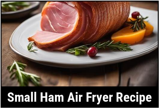 small ham air fryer recipe