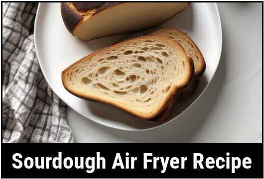 sourdough air fryer recipe