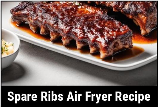 spare ribs air fryer recipe