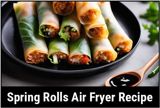 spring rolls air fryer recipe