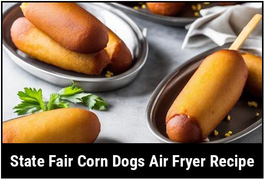 state fair corn dogs air fryer recipe