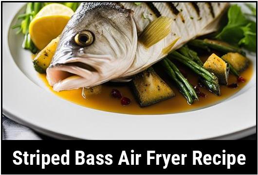 striped bass air fryer recipe