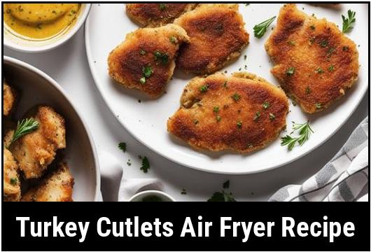 turkey cutlets air fryer recipe