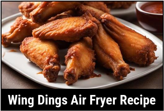 wing dings air fryer recipe